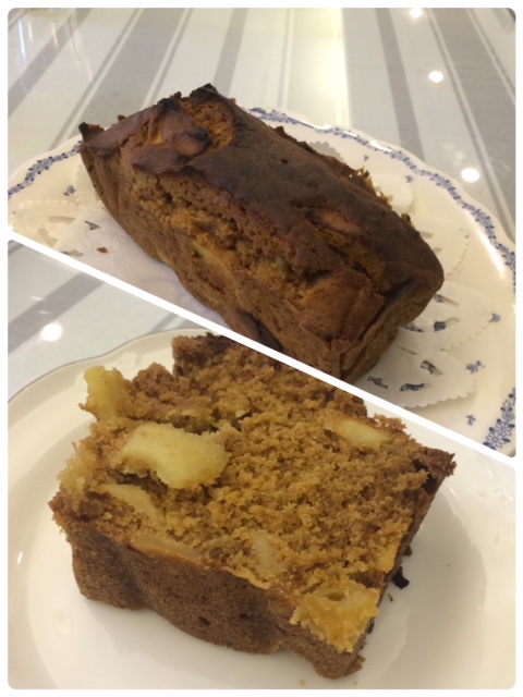 キャラメルアップルケーキ